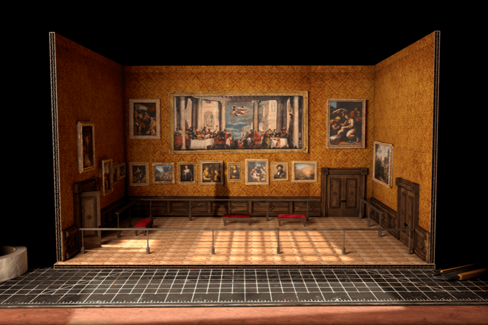 Crafting Crimes: The Mona Lisa Heist Banner